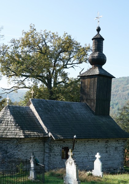 Die Holzkirche aus Ionești