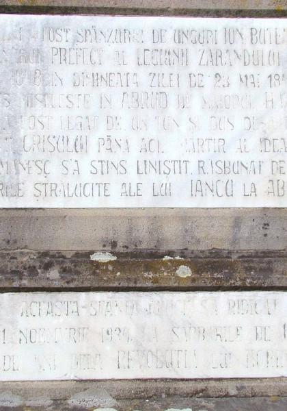 Das Monument von Ioan Buteanu