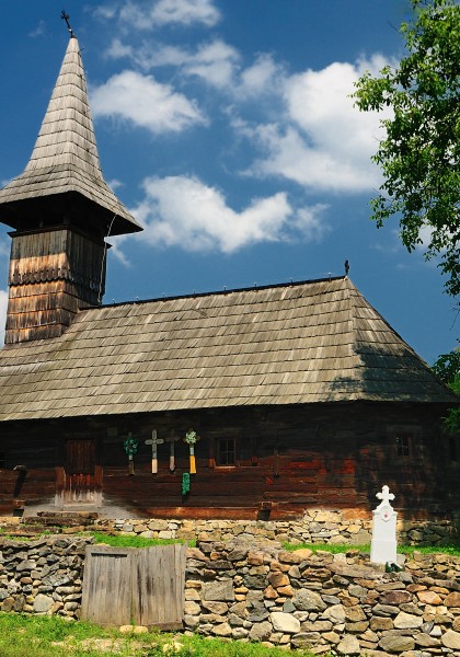 The wooden church from Groșii Noi