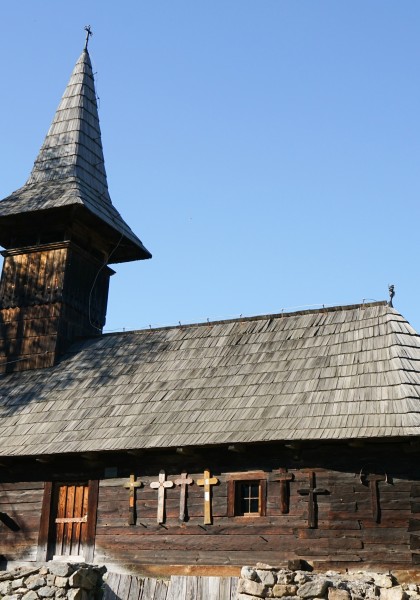 The wooden church from Groșii Noi