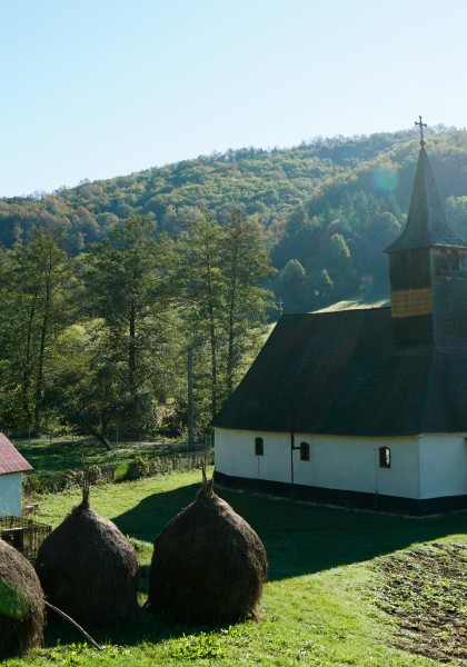 Die Holzkirche aus Roșia Nouă