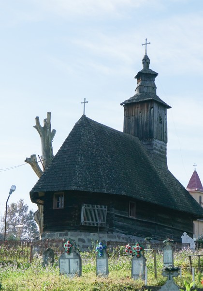 Die „Heiliger Cosma und Damian” Holzkirche aus Vidra