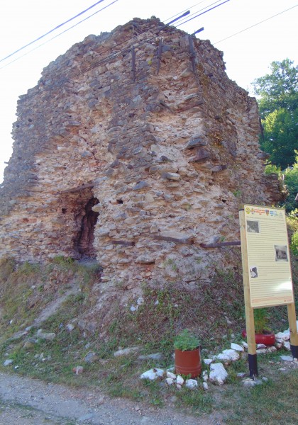 The ruins of the melting furnace