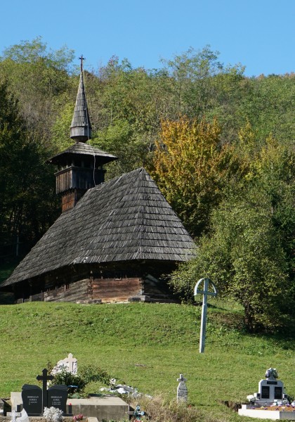 Die Holzkirche aus Troaș