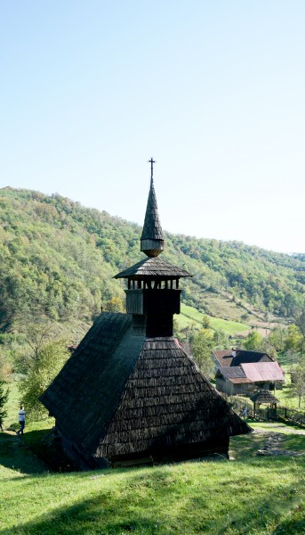 The wooden church from Troaș